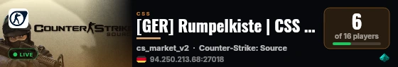 [GER] Rumpelkiste | CSS UPDATE FEHLERSUCHE... live status badge