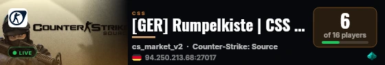 [GER] Rumpelkiste | CSS UPDATE FEHLERSUCHE... live status badge