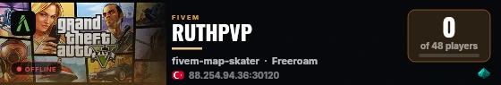 RUTHPVP live status badge