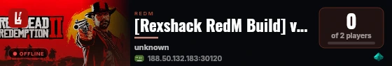 [Rexshack RedM Build] vaintage live status badge