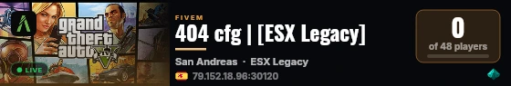 404 cfg | [ESX Legacy] live status badge