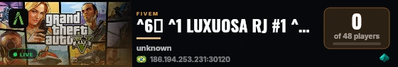 ^6↭ ^1 LUXUOSA RJ #1 ^6↭ ^3#VAGAS PARA TUDO ^6↭ ^9#ENTRE AGORA! 😈 live status badge