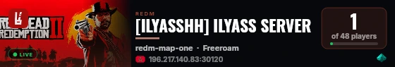 [ILYASSHH] ILYASS SERVER live status badge