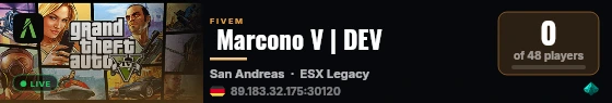  Marcono V | DEV live status badge