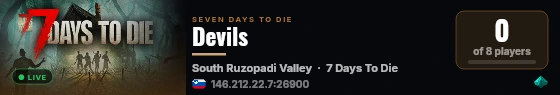 Devils live status badge