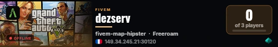 dezserv live status badge