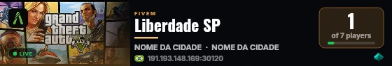Liberdade SP live status badge