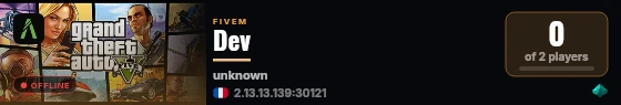 Dev live status badge