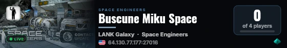 Buscune Miku Space live status badge