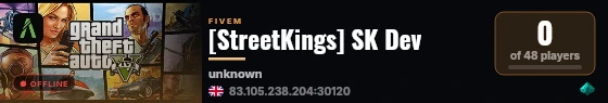 [StreetKings] SK Dev live status badge