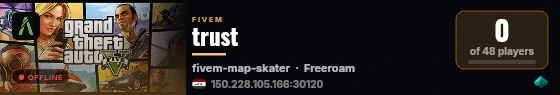 trust live status badge