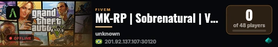 MK-RP | Sobrenatural | Vampiros/Lobisomens/Bruxos/Anjos/Demônios/Caçadores live status badge