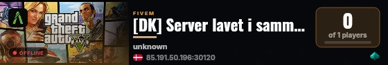 [DK] Server lavet i sammenarbejde med FlaxHosting.com live status badge