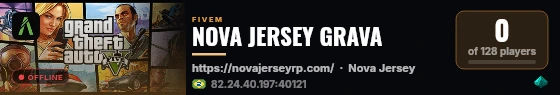 NOVA JERSEY GRAVA live status badge