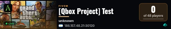 [Qbox Project] Test live status badge