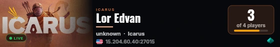 Lor Edvan live status badge