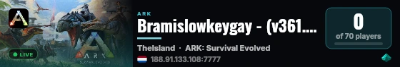 Bramislowkeygay - (v361.7) live status badge