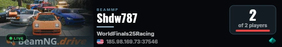 Shdw787 live status badge