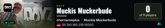 Muckis Muckerbude live status badge