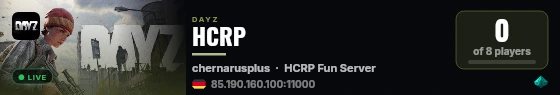 HCRP live status badge