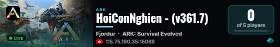 HoiConNghien - (v361.7) live status badge