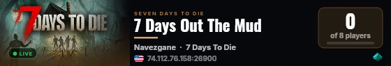 7 Days Out The Mud live status badge