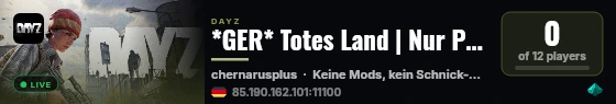 *GER* Totes Land | Nur PvE | kein Baseraiding live status badge