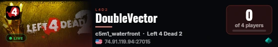DoubleVector live status badge