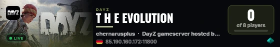 T H E EVOLUTION live status badge