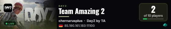 Team Amazing 2 live status badge