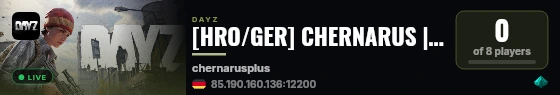 [HRO/GER] CHERNARUS | HC | TERJE | INEDIA | live status badge
