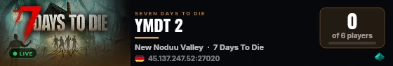 YMDT 2 live status badge