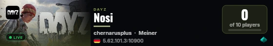 Nosi live status badge