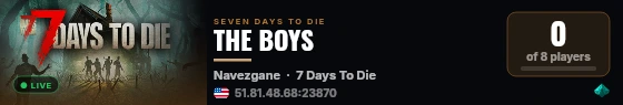 THE BOYS live status badge