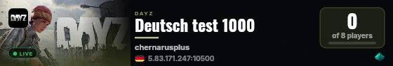 Deutsch test 1000 live status badge