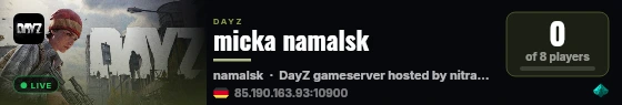 micka namalsk live status badge