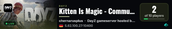 Kitten Is Magic - Community (PVE) live status badge