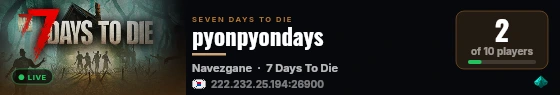 pyonpyondays live status badge