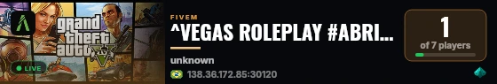 ^VEGAS ROLEPLAY #ABRIU HOJE 31-05🌈 live status badge