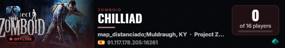 CHILLIAD live status badge