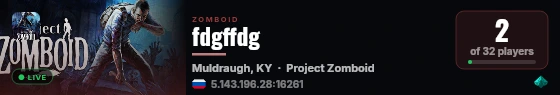 fdgffdg live status badge