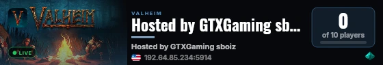 Hosted by GTXGaming sboiz live status badge