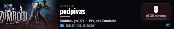 podpivas live status badge