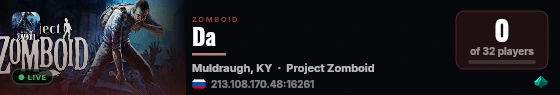 Da live status badge