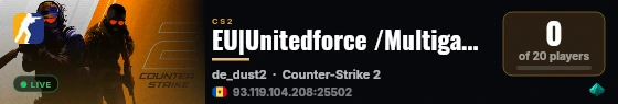 EU|Unitedforce /Multigames/store/knife/Anime live status badge