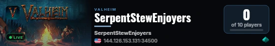 SerpentStewEnjoyers live status badge