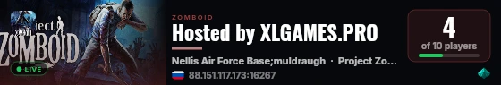 Hosted by XLGAMES.PRO live status badge