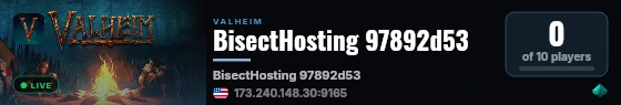 BisectHosting 97892d53 live status badge