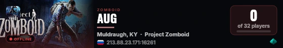 AUG live status badge