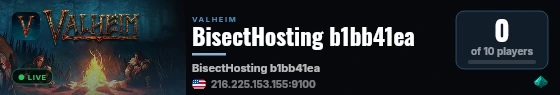 BisectHosting b1bb41ea live status badge